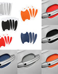 1Set 3D Car Doors Sticker Carbon Fiber Scratches