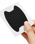 1Set 3D Car Doors Sticker Carbon Fiber Scratches