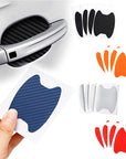 1Set 3D Car Doors Sticker Carbon Fiber Scratches