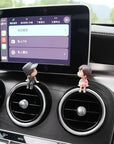 Cute Cartoon Couples Car Decoration Accessories