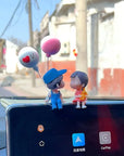 Cute Cartoon Couples Car Decoration Accessories